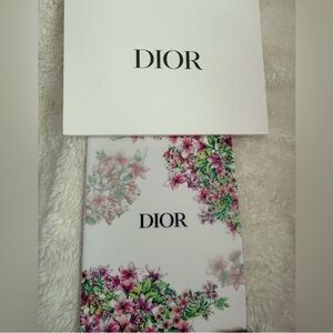 Dior White and Pink Floral notebook